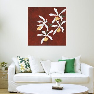 Foto 3 | Cuadro Decorativo - Colección Floral Roja - Fine Art Tj - Linda Wood - Arte Moderno - Impresión En Lienzo