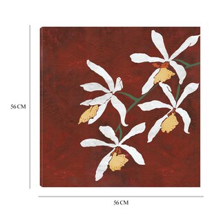 Foto 6 | Cuadro Decorativo - Colección Floral Roja - Fine Art Tj - Linda Wood - Arte Moderno - Impresión En Lienzo