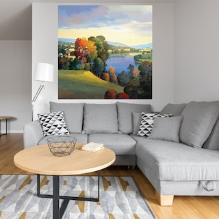 Foto 4 | Cuadro Decorativo Fine Art Tj Colina y Valle III Max Hayslette Arte Moderno Impresión en Lienzo