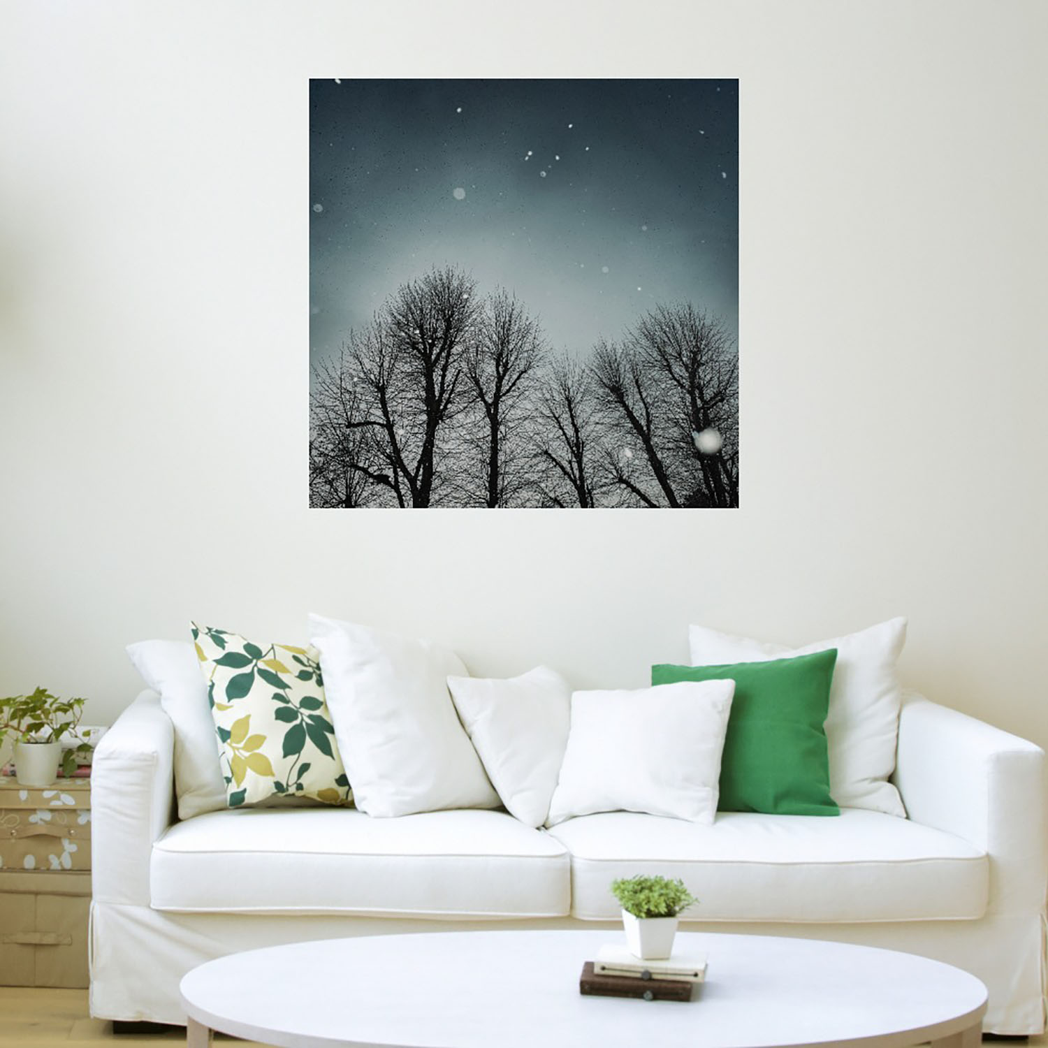 Foto 4 pulgar | Cuadro Decorativo Fine Art TJ 'Cielo de Invierno' de Andre Eichman 94 x 94 cm