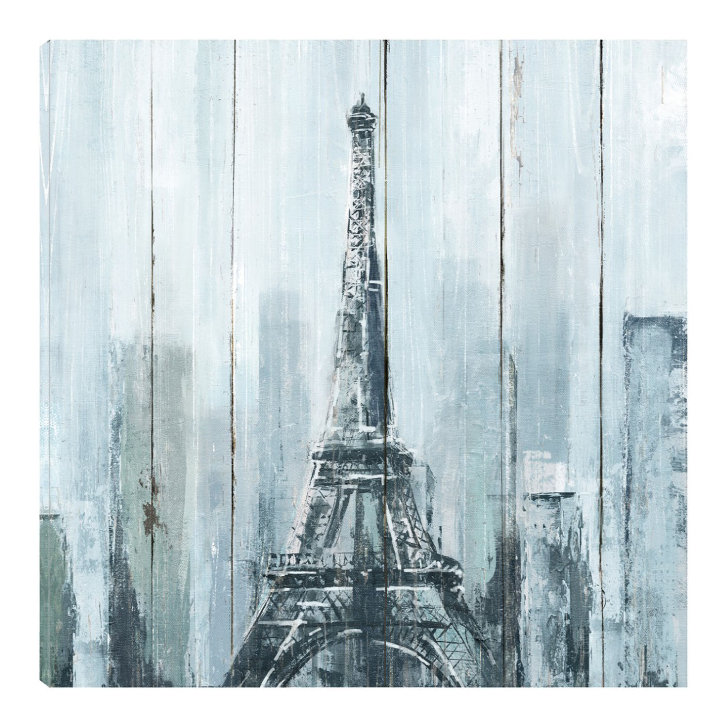 Cuadro Decorativo Fine Art TJ 'Eiffel Azul' de Heather Hayes 82 x 82 cm