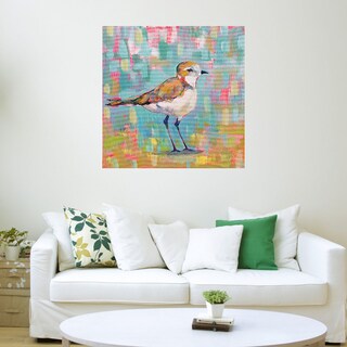 Foto 3 | Cuadro Decorativo - Chorlito Costero Iii - Jeanette Vertentes - Arte Moderno - Impresión En Lienzo - Fine Art Tj
