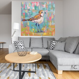 Foto 4 | Cuadro Decorativo - Chorlito Costero Iii - Jeanette Vertentes - Arte Moderno - Impresión En Lienzo - Fine Art Tj