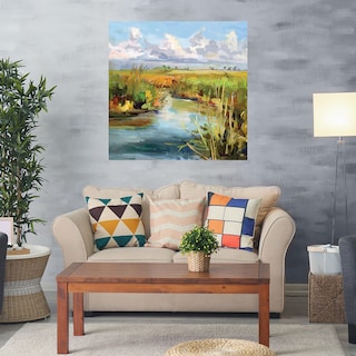 Foto 2 | Cuadro Decorativo - Cielo De La Tarde - Carol Hallock - Arte Moderno - Impresión En Lienzo - Fine Art Tj