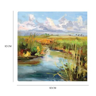 Foto 6 | Cuadro Decorativo - Cielo De La Tarde - Carol Hallock - Arte Moderno - Impresión En Lienzo - Fine Art Tj