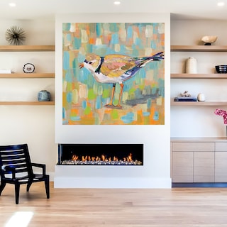 Foto 5 | Cuadro Decorativo - Chorlito Costero Iv - Fine Art Tj - Jeanette Vertentes - Arte Moderno - Impresión en Lienzo