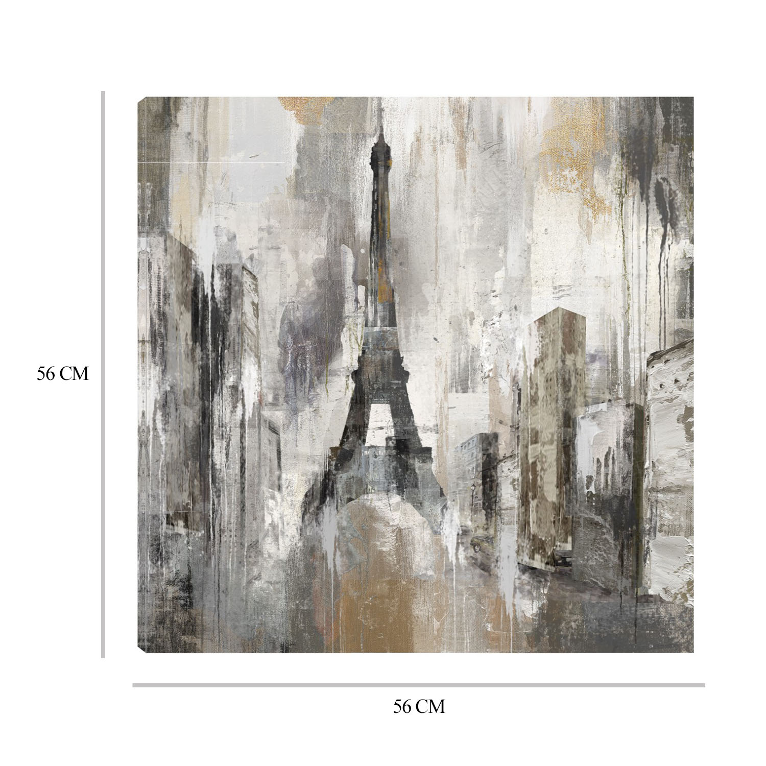 Foto 6 | Cuadro Decorativo Fine Art Tj Eiffel Plateada Heather Hayes