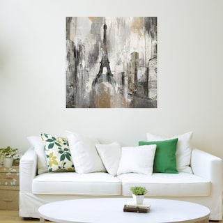 Foto 3 | Cuadro Decorativo - Eiffel Plateada - Heather Hayes - Arte Moderno - Impresión En Lienzo - Fine Art Tj