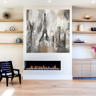 Foto 5 | Cuadro Decorativo - Eiffel Plateada - Heather Hayes - Arte Moderno - Impresión En Lienzo - Fine Art Tj
