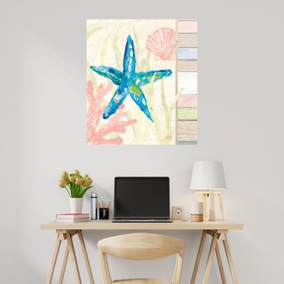 Foto 2 | Cuadro Decorativo - Costa En Pastel Iii - Julie Derice - Arte Moderno - Impresión En Lienzo - Fine Art Tj