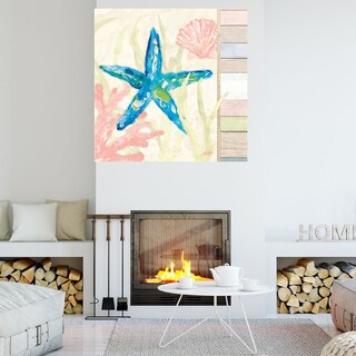 Foto 4 | Cuadro Decorativo - Costa En Pastel Iii - Julie Derice - Arte Moderno - Impresión En Lienzo - Fine Art Tj