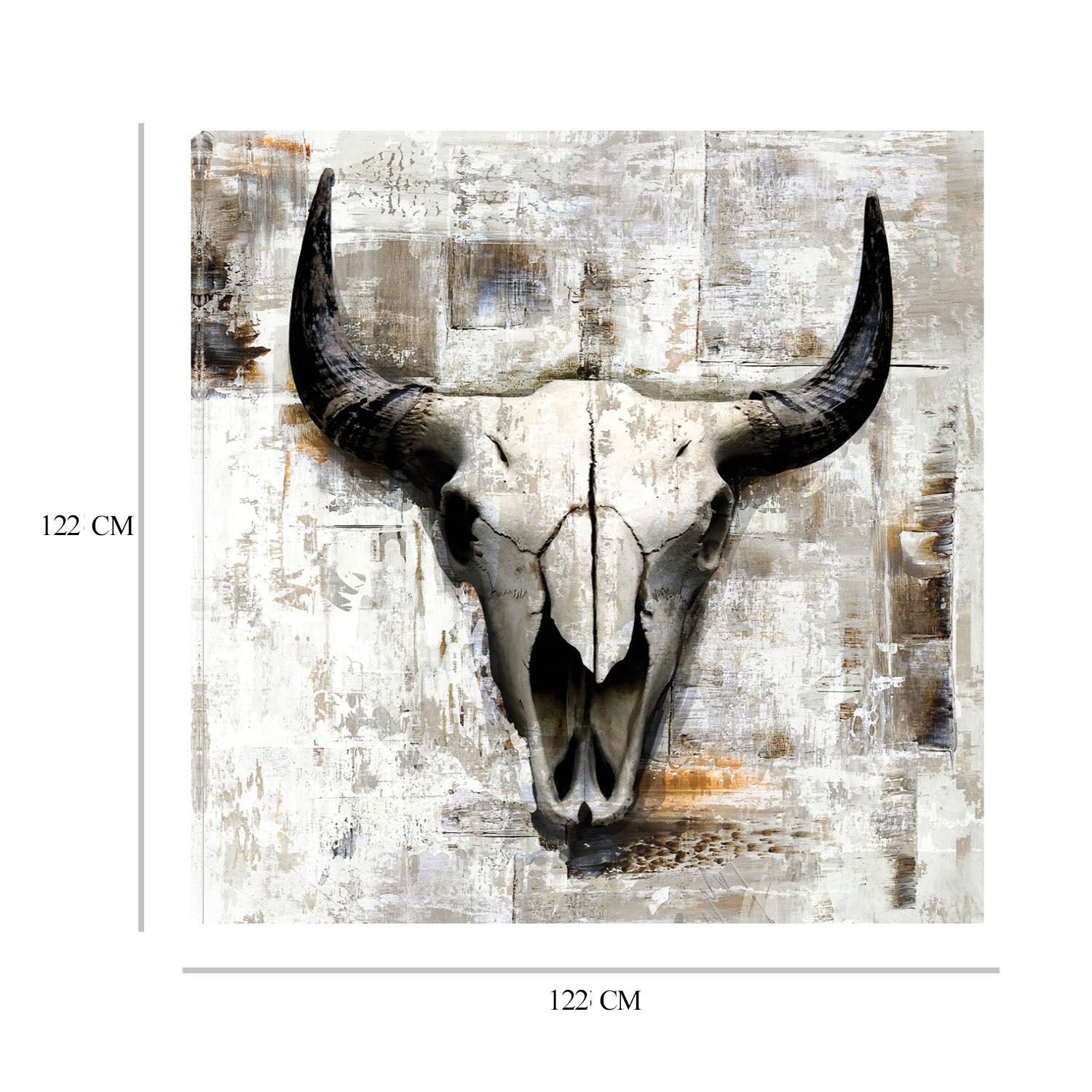 Foto 6 | Cuadro Decorativo Fine Art TJ 'Cráneo de Vaca Blnca' de Graphinc 122 x 122 cm