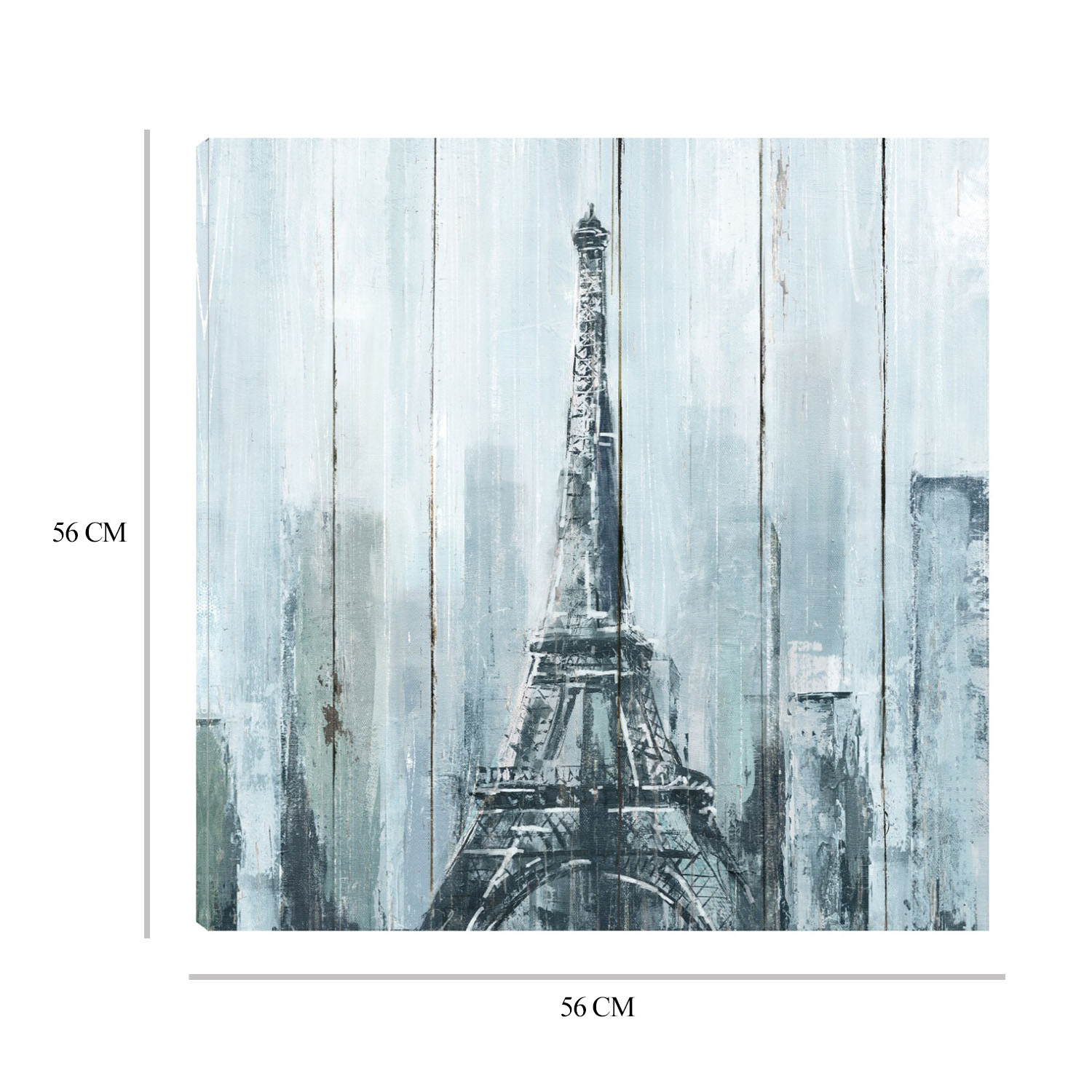 Foto 6 | Cuadro Decorativo Fine Art TJ 'Eiffel Azul' de Heather Hayes 56 x 56 cm