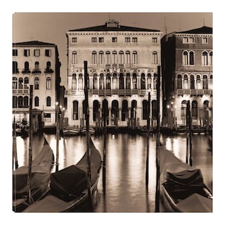 Foto 1 | Cuadro Decorativo - El Fran Canal De Noche - Fine Art Tj - Alan Blaustein - Arte Moderno - Impresión en Lienzo