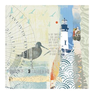 Foto 1 | Cuadro Decorativo Collage Costero Ken Hurd Arte Moderno Impresión en Lienzo Fine Art Tj