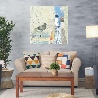 Foto 2 | Cuadro Decorativo Collage Costero Ken Hurd Arte Moderno Impresión en Lienzo Fine Art Tj