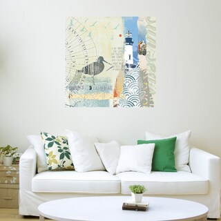 Foto 3 | Cuadro Decorativo Collage Costero Ken Hurd Arte Moderno Impresión en Lienzo Fine Art Tj