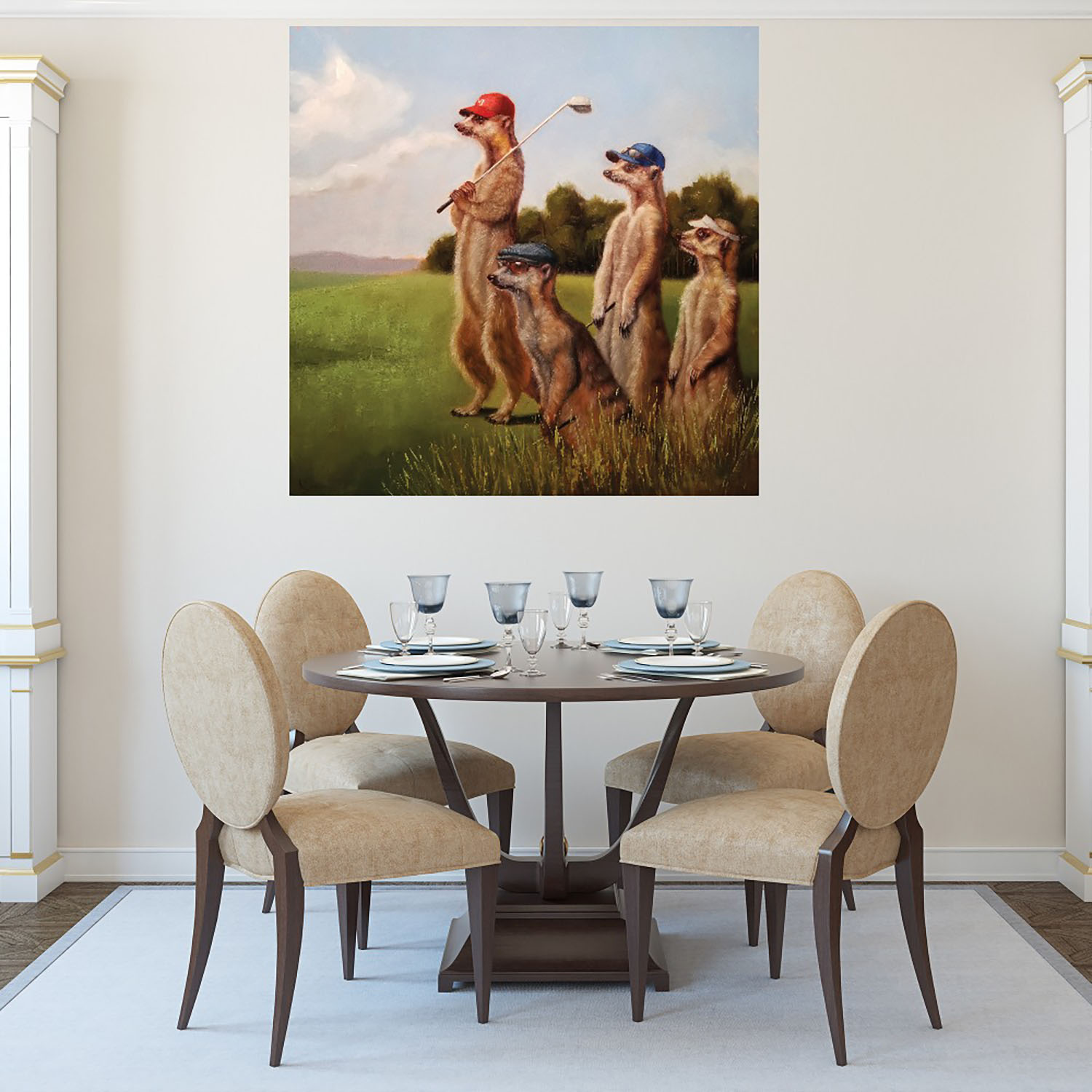 Foto 4 | Cuadro Decorativo Fine Art Tj Día del Hombre Lucia Heffernan Arte Moderno Impresión en Lienzo