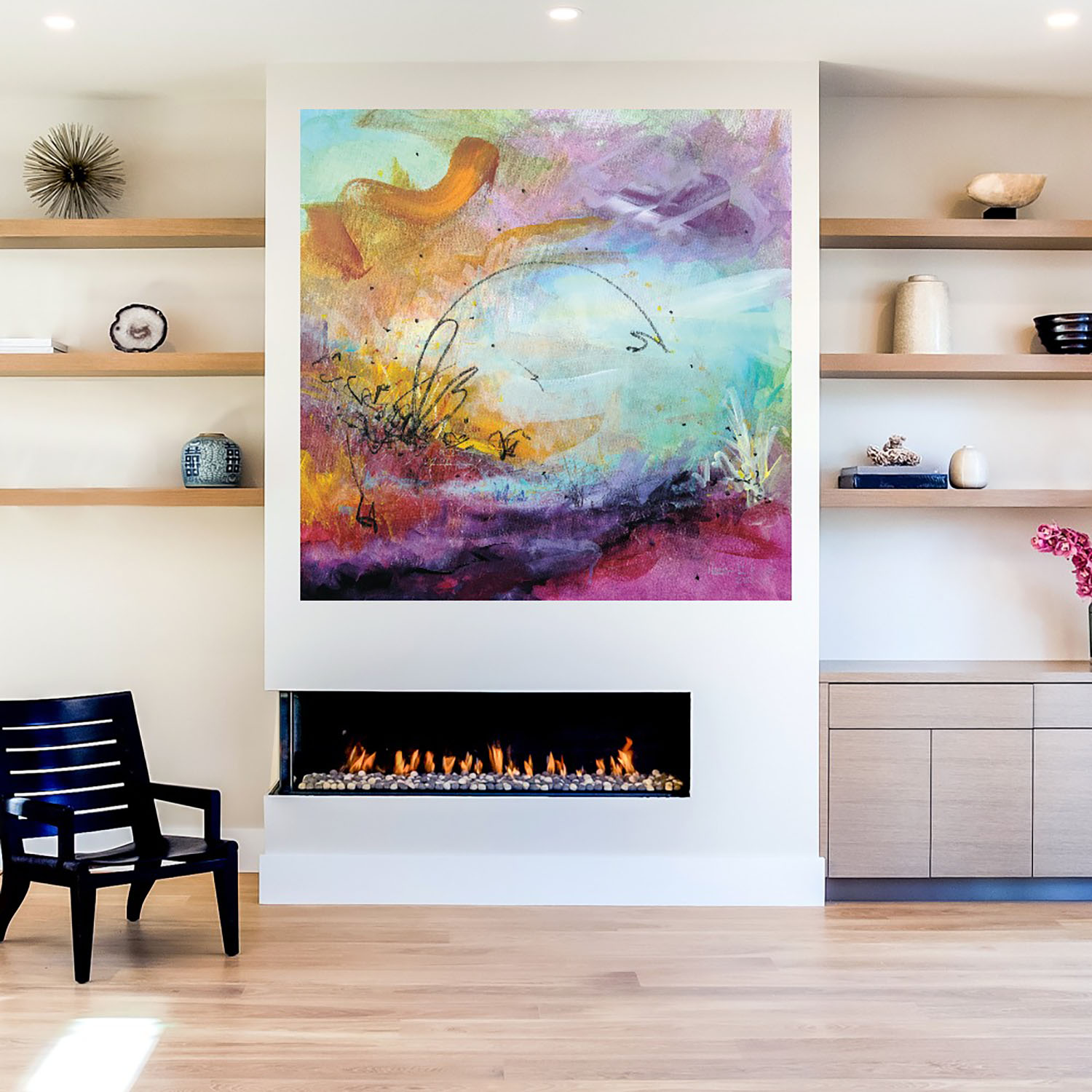 Foto 5 | Cuadro Decorativo Fine Art Tj Día del Hombre Lucia Heffernan Arte Moderno Impresión en Lienzo