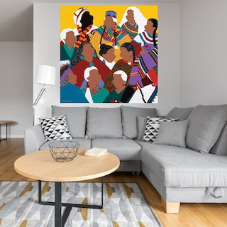 Foto 4 | Cuadro Decorativo Fine Art Tj Consejo de Abuelas Indígenas Synthia Saint James Arte Moderno Impresión en Lienzo