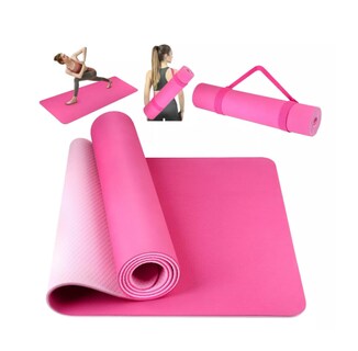 Foto 1 | Tapete De Yoga Pilates Fitness Ejercicio Portátil Grueso Mat