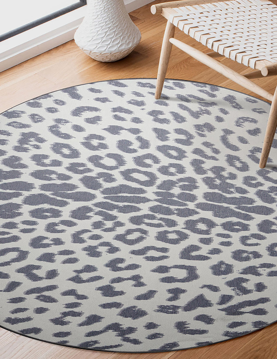 Foto 2 | Tapete Decorativo Lavable Miya Leopardo Gris