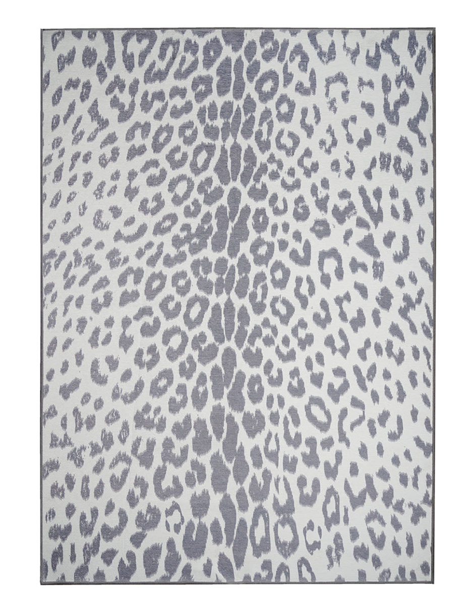 Foto 2 pulgar | Tapete Decorativo Lavable Miya Leopardo Gris