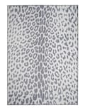 Tapete Decorativo Lavable Miya Leopardo Gris