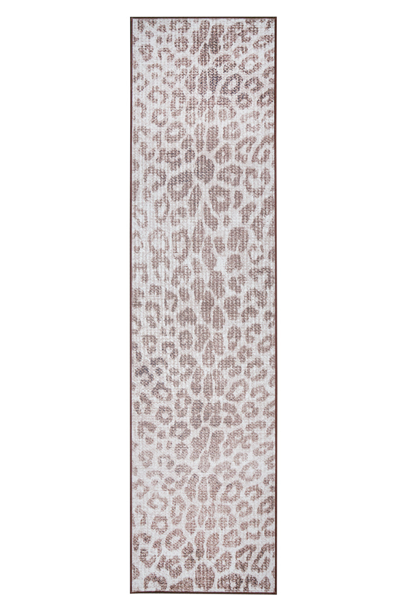 Foto 2 pulgar | Tapete Decorativo Lavable Miya Leopardo Marrón