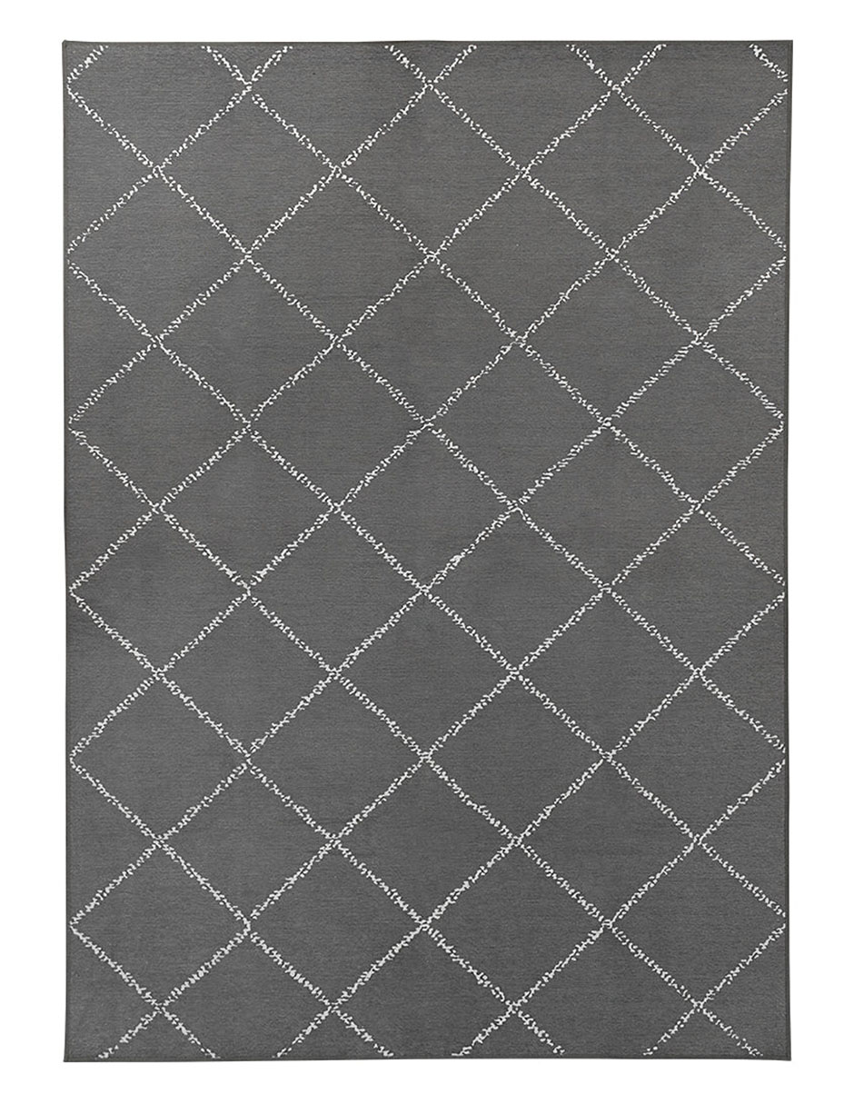 Tapete Decorativo Lavable Medina Marroquí Gris Diamante