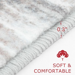 Foto 4 | Alfombra Kozyfly Moderna Abstracta 60 X 150 cm Beige - Venta Internacional