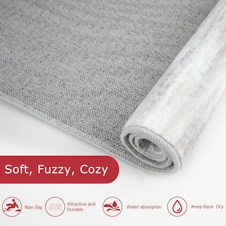 Foto 6 | Alfombra Kozyfly Moderna Abstracta 60 X 150 cm Beige - Venta Internacional