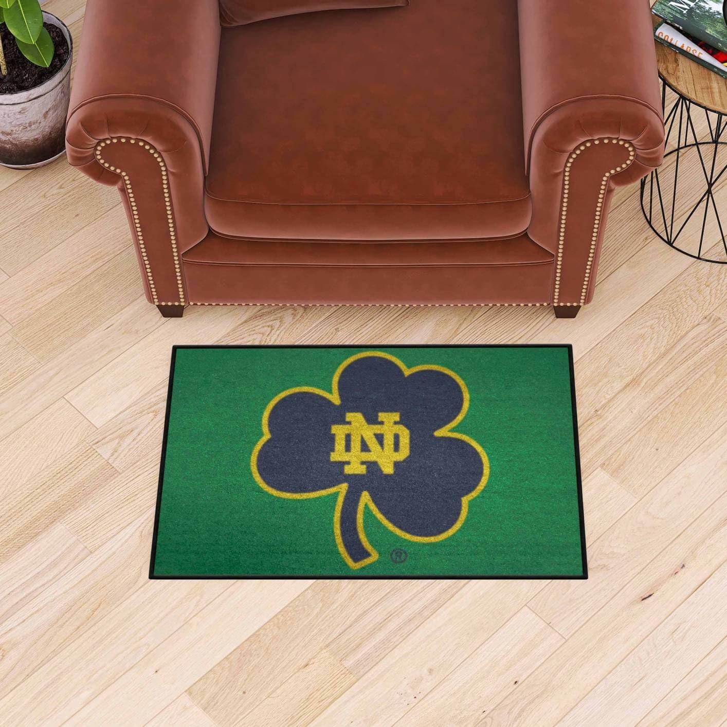 Foto 3 pulgar | Alfombrilla Para Principiantes Rug Fanmats Notre Dame Fighting Irish, 48 X 76 Cm - Venta Internacional.