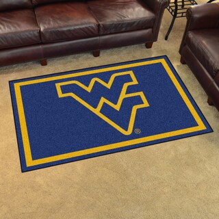 Foto 2 | Alfombra Fanmats De Nailon, Color Del Equipo De Virginia Occidental, 130 Cm X 210 Cm - Venta Internacional.