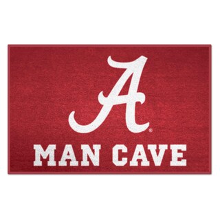 Foto 1 | Alfombrilla De Inicio Rug Fanmats Alabama Crimson Tide Man Cave, 19 X 30 Pulgadas - Venta Internacional.