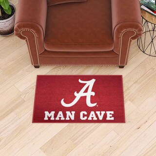 Foto 2 | Alfombrilla De Inicio Rug Fanmats Alabama Crimson Tide Man Cave, 19 X 30 Pulgadas - Venta Internacional.