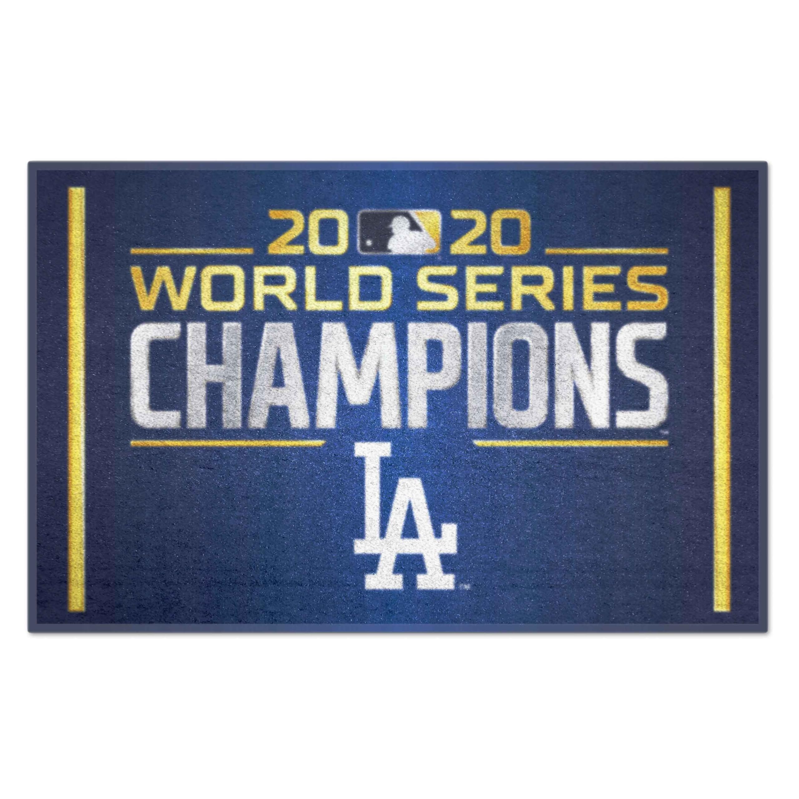 Foto 2 pulgar | Alfombra Fanmats Mlb Los Angeles Dodgers 2020 World Series 19 X 30 Pulgadas - Venta Internacional.