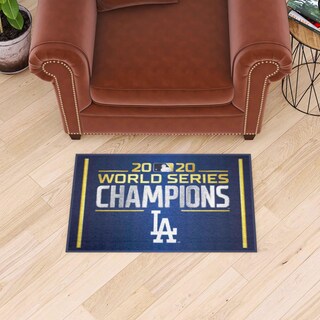 Foto 2 | Alfombra Fanmats Mlb Los Angeles Dodgers 2020 World Series 19 X 30 Pulgadas - Venta Internacional.