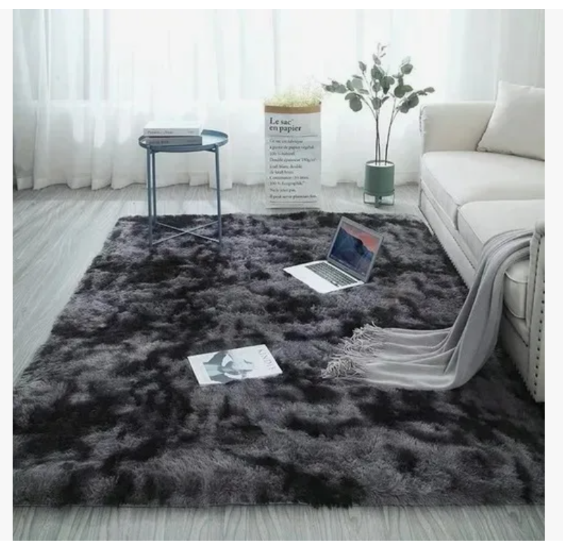 Foto 6 pulgar | Alfombra Decorativa Sala De Estar Y Dormitorio Modelogris Oscuro