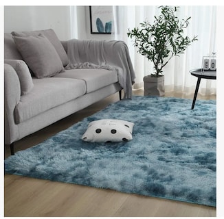 Foto 2 | Alfombra Decorativa Sala De Estar Y Dormitorio Modeloazul