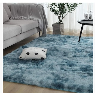Foto 3 | Alfombra Decorativa Sala De Estar Y Dormitorio Modeloazul