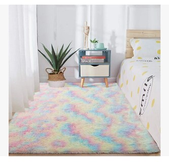 Foto 3 | Alfombra Decorativa Sala De Estar Y Dormitorio