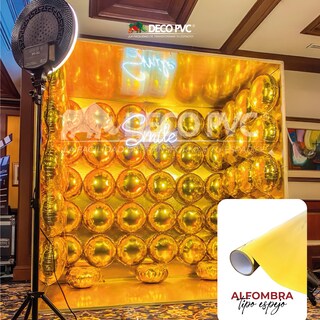Foto 4 | Alfombra Tipo Espejo – Oro Y Plata