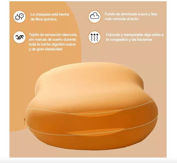 Foto 4 pulgar | Set De 2 Almohadas  Memory Foam