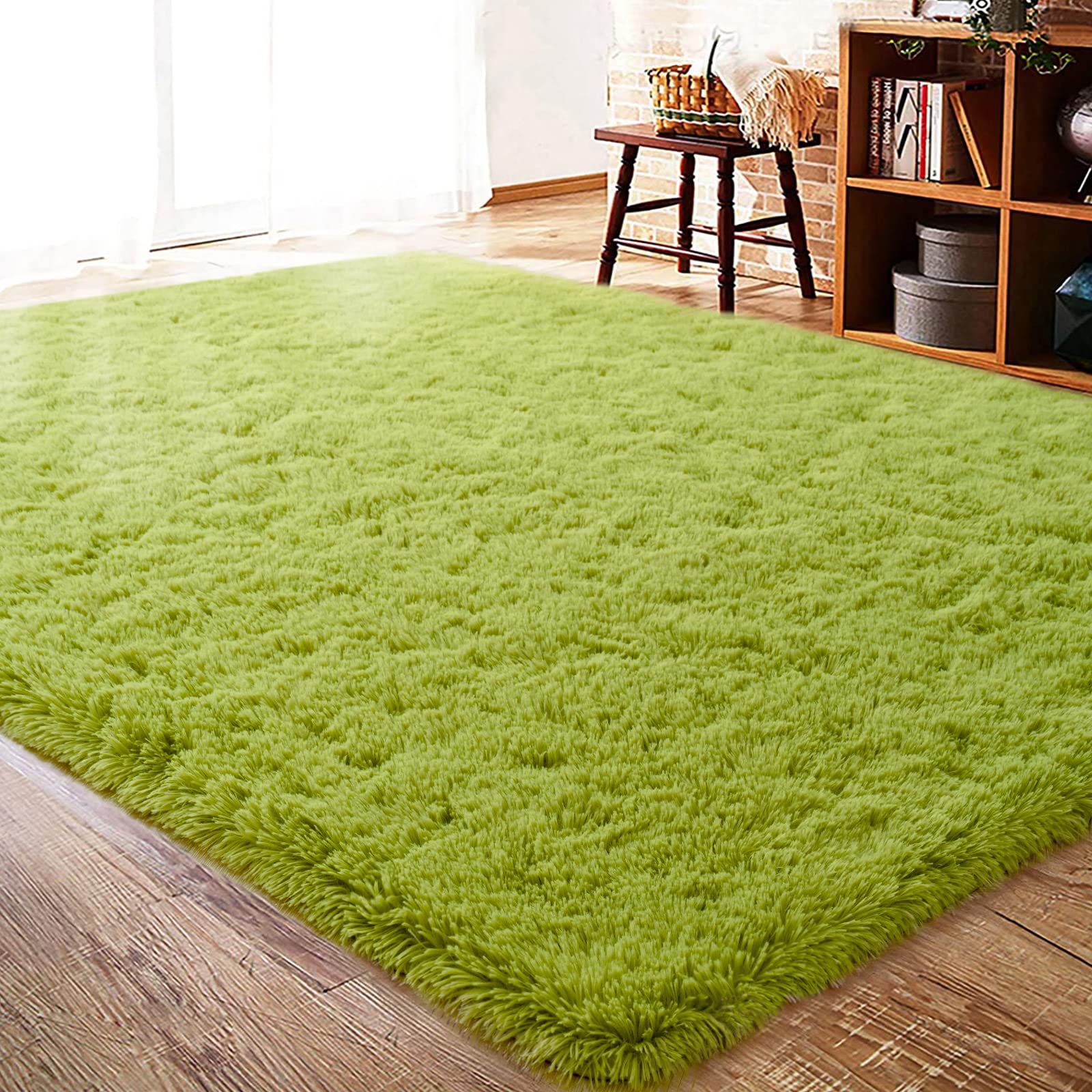 Foto 1 | Alfombra Esponjosa Iseau De Terciopelo Suave Y Peludo Para Decoración Del Hogar - Venta Internacional.