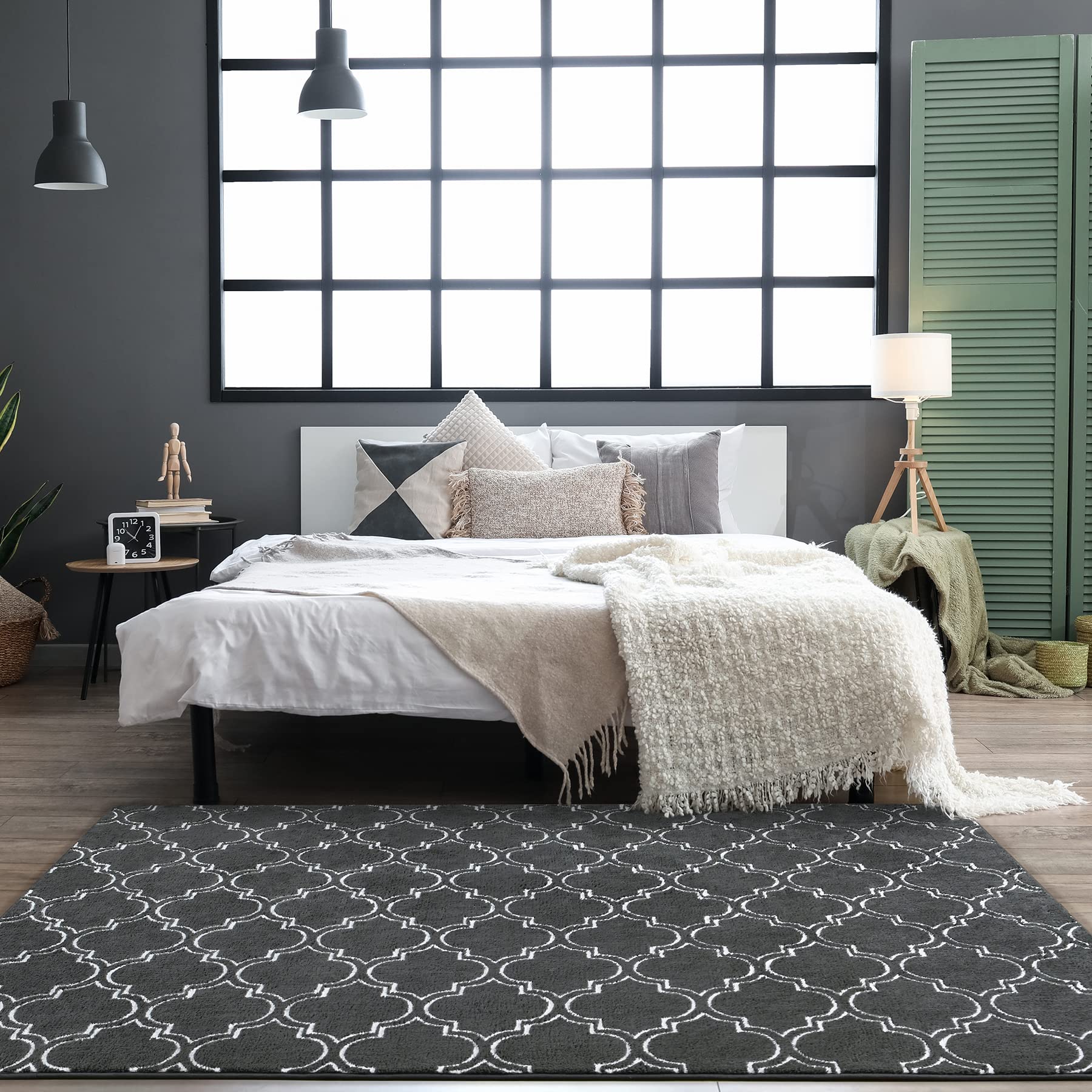 Foto 6 pulgar | Alfombra Chicrug Shag Geométrica Moderna 160 X 230 Cm para Dormitorio - Venta Internacional