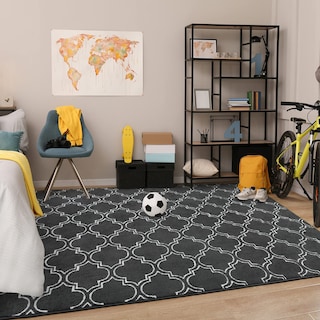 Foto 6 | Alfombra Chicrug Shag Geométrica Moderna 160 X 230 Cm para Dormitorio - Venta Internacional