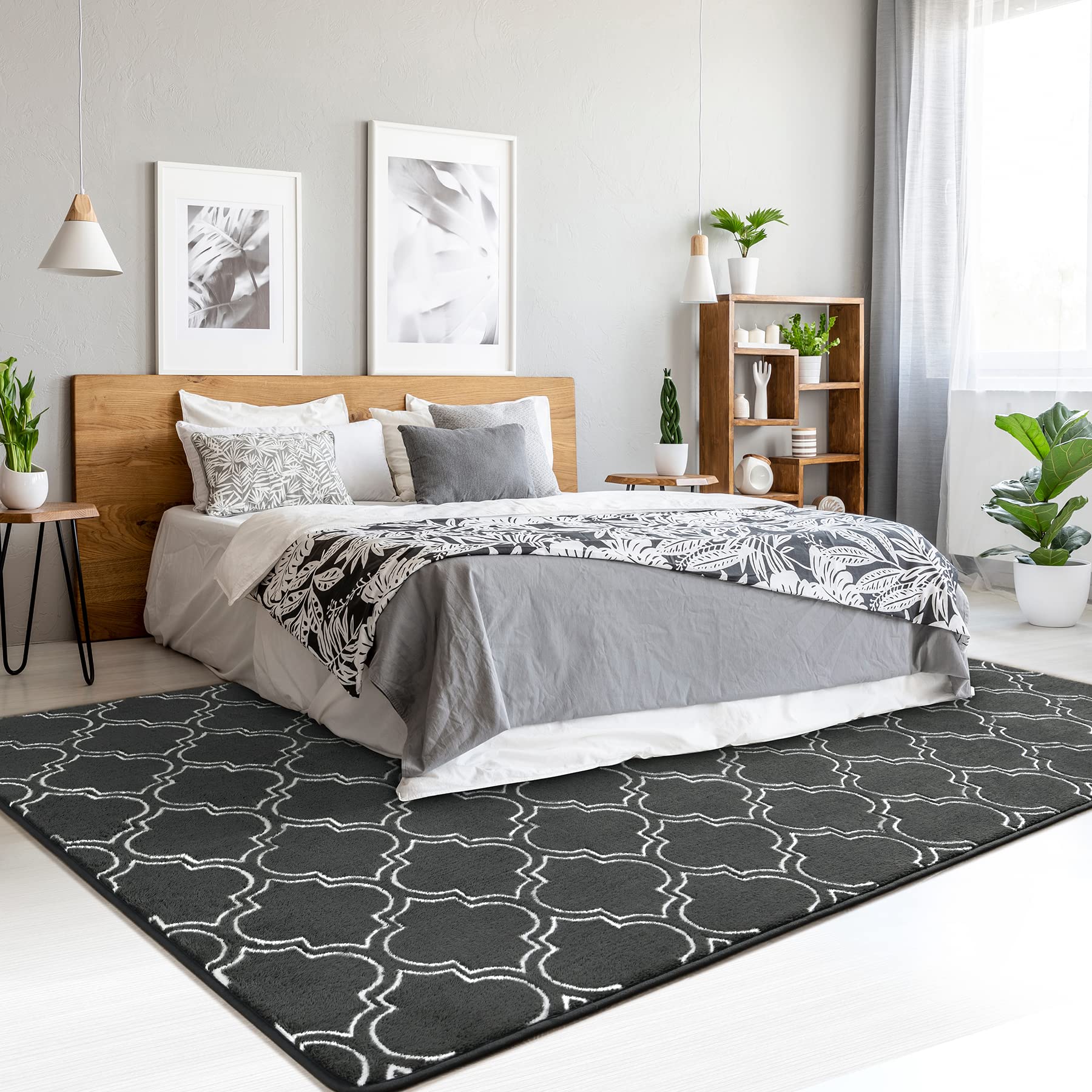 Foto 8 pulgar | Alfombra Chicrug Shag Geométrica Moderna 160 X 230 Cm para Dormitorio - Venta Internacional