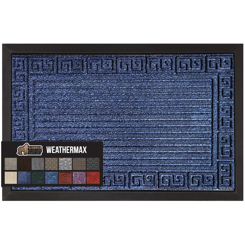 Felpudo Gorilla Grip Impermeable Para Todas Las Estaciones Weathermax 120 X 90 - Venta Internacional. $3,074
