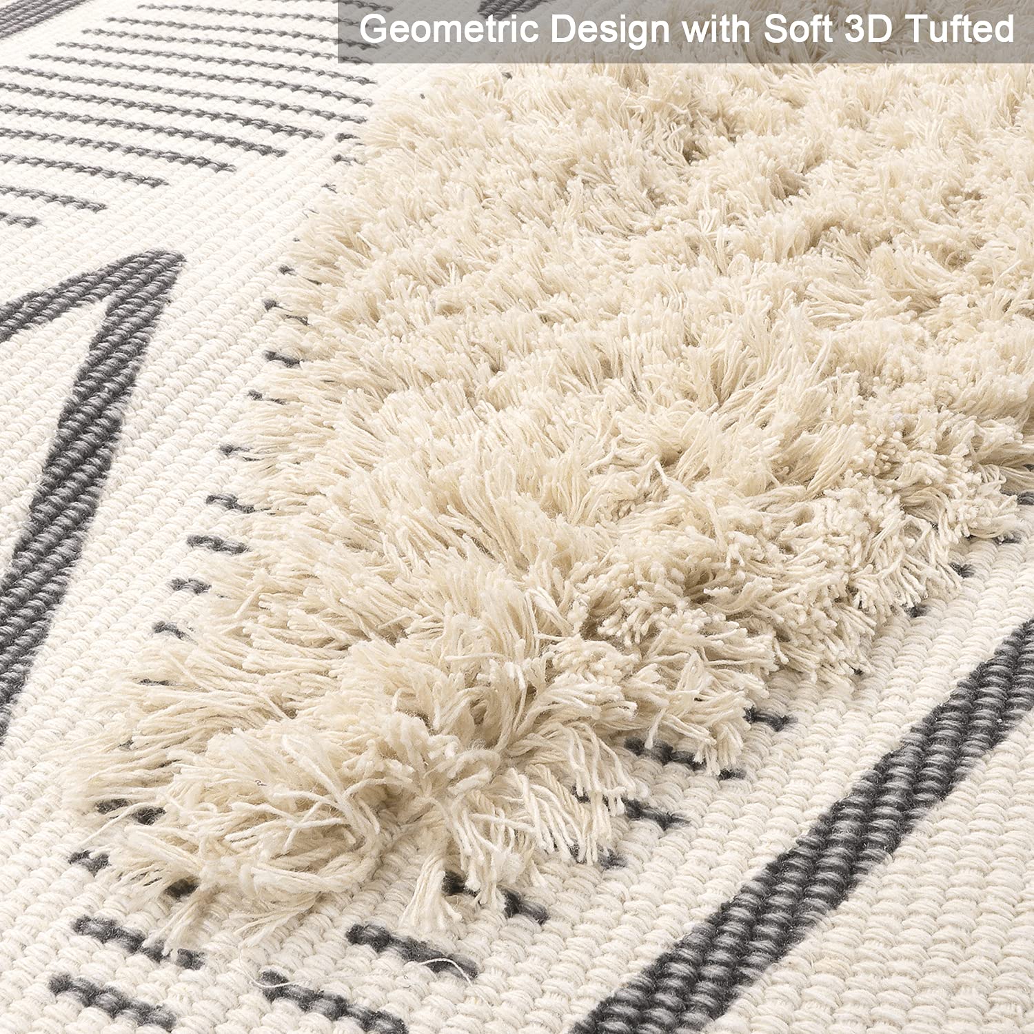 Foto 5 pulgar | Alfombra Leevan Boho Geometric Farmhouse Hall De 60 X 240 Cm - Venta Internacional.